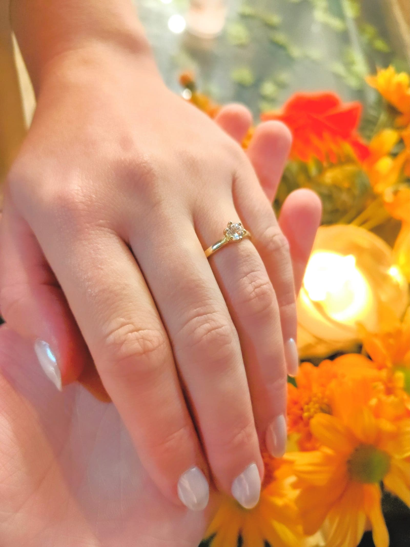 O anel no dedo: o pedido de casamento